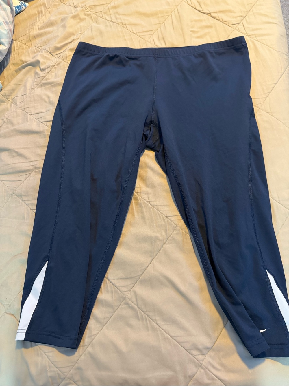 Nike Blue Cropped athletic pants